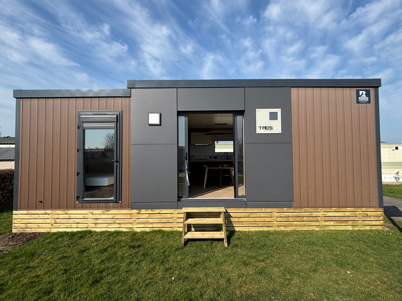 Mobil-home neuf Taos F4 - 2 chambres - 880 x 430 cm - Camping De Zeekoning *** Parcelle 25, De Haan