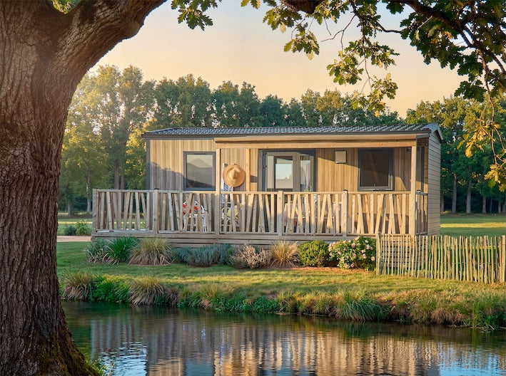 Neues Lodge Océane Sand/Lin - 2 Schlafzimmer - 740x400cm